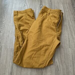 Livsn Pants Mens 34x34 Canvas Workwear Utility Outdoor Durable Straight Leg